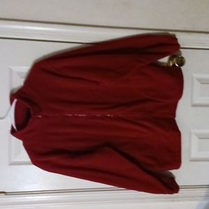- Nwot - Karen Scott red small jacket.